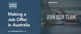 Making job offer Australia