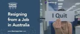 Resigning from job Australia